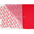 Customized Void Sticker Red Total Transfer Tamper Evident Printing Material Manufactory